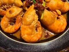 油焖罗氏虾烧年糕-清水亭湖北菜(大屯DT51店)