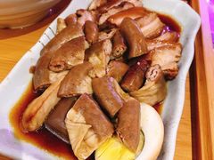 卤肉粉肠双拼饭-潮双喜正宗澄海狮头鹅 (爱丁堡店)