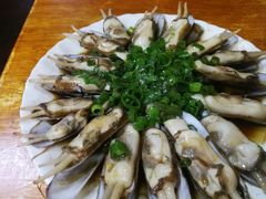 葱油蛏子-温州一家人美食(西木头市店)