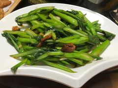 生炒广东菜心-金穗园·砂锅粥.醉鸡煲火锅(长寿路店)