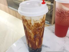 黑糖珍珠奶茶-顶东面包花园·生日蛋糕(世博店)