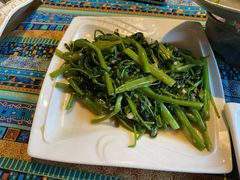 虾酱空心菜-食肆&Fourteen(武林夜市店)