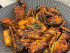 蟹炒年糕-春餐厅