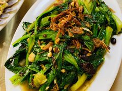 豆豉鲮鱼炒油麦菜-黄大妈农家菜