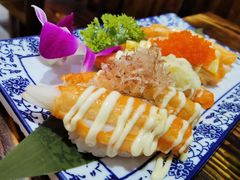 赤焰帝黄蟹六味握寿司-达摩食堂(仓山万达店)