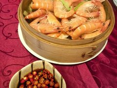 笼仔蒸花竹虾-香港祥正飯店·正宗灣仔50年海鲜老字号