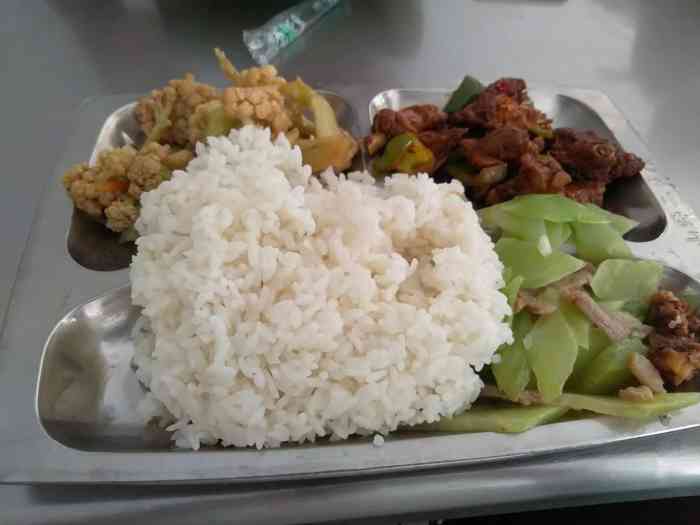 前几天第一次来山师食堂吃饭,每一个食堂都不错,食物种类繁多