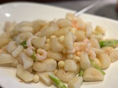 虾仁马蹄鸡头米-吴越荣记苏州菜·松鼠桂鱼100%活鱼现做(斜塘老街店)
