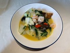 鸡汤虾仁奶白菜-春暖花开(西溪店)