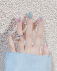 -孔雀手美甲美睫护理