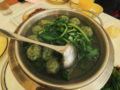 清鸡汤时蔬煮荠菜丸子-新开元大酒店(定慧寺店)