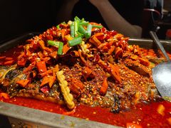 -探鱼·鲜青椒爽麻烤鱼(苏宁广场店)