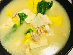 上汤炖蛋饺柴锅豆腐-到家尝北京菜(西坝河店)