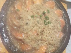 石板蒜蓉虾-小菜园新徽菜(南京秦淮龙蟠汇店)