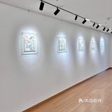 珠海!0元看夏花烂漫水墨画艺术展咖啡馆
