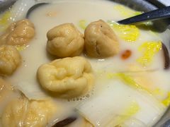 浓汤鱼腐娃娃菜-旺顺阁鱼头泡饼(常营店)