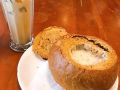 奶油蘑菇面包汤-么么咖啡(亚运豪庭店)
