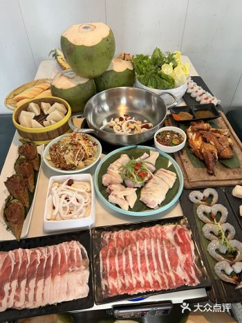 萌哒哒椰子鸡，汤依旧是如此的鲜美！