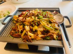 炙子烤羊腿肉-正院大宅门烤鸭(首体店)