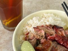 烧鹅拼叉烧饭-辉旺烧鹅茶餐厅