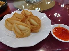 银鳕鱼炸云吞-云顶山庄·粤菜·农家菜(共和店)