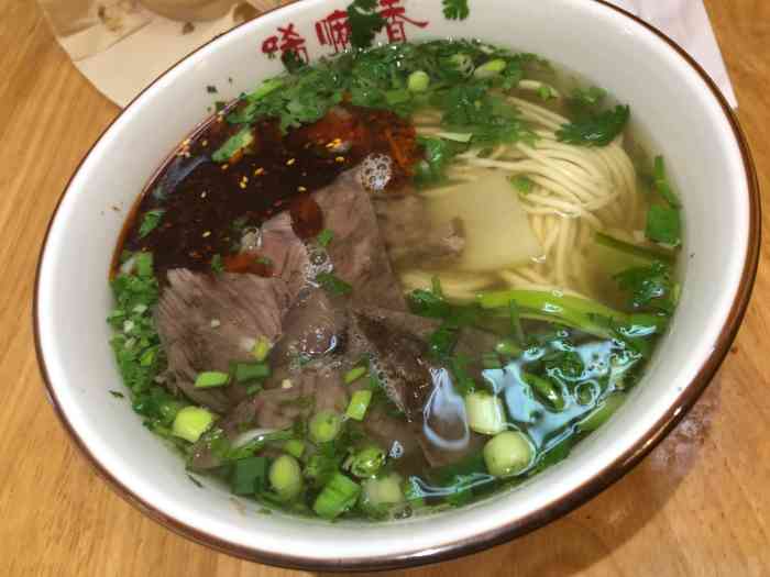 唏嘛香·金城牛大(环球港店)-"来自兰州的拉面品牌,听到老板介绍说