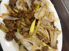 葱爆羊肉-来顺成饭庄