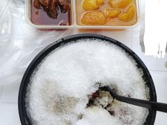 老味杏肉红豆刨冰-小胖老味刨冰