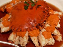 花雕肉碎蒸膏蟹-广州柏悦酒店·悦景轩·粤菜餐厅