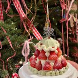 冬天的第一个草莓圣诞树🎄🍓