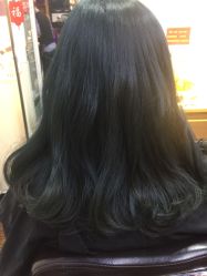 蓝灰色，好看不(((o(*ﾟ▽ﾟ*)o)))¥398-雅典娜造型