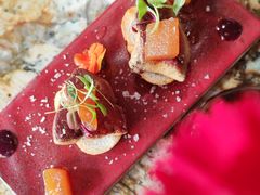 香煎鹅肝配焦糖苹果-BROWNSTONE布朗石西班牙餐厅(富城店)