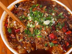 水煮牛肉片-九九牛肉馆(南山路店)