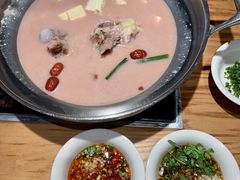 红菇豆腐筒骨汤锅-骨之味·筒骨汤火锅(晋江万达店)