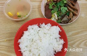 Goose Meat and Goose Liver Tofu Dry Vegetable Sour Cabbage Rice