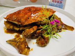 黑椒爆炒珍宝蟹-新龙船黄浦江餐饮游船官方自营店