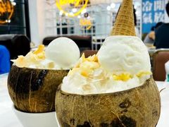 椰子甜筒招牌冰-乐果甜心·潮汕冰室(南澳后宅分店)