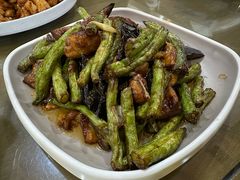 豆角烧茄子-京天红酒家(虎坊路店)