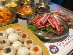 -草家酱蟹炭火烤肉店(珲春南路一店)