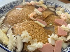 三鲜锅巴-北大地皖峰饭馆