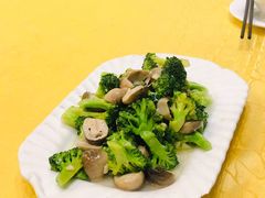 草菇西兰花-清真·安乐园菜馆(茶南店)