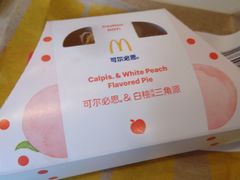 可尔必思白桃风味三角派-麦当劳(大塘湖景分店)