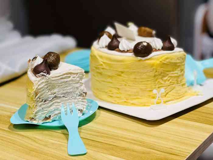 kumacake冰淇淋蛋糕-"被媳妇强烈要求的蜜桃千层乌龙蛋糕今天给她.