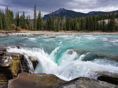 -阿萨巴斯卡瀑布观景点