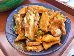 椒盐桂花鱼鱼骨-轩记海鲜餐厅·四十五年老字号·经典粤菜(西区彩虹店)