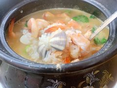 鲜虾白贝砂锅粥-宏记汕头白粥店(江怡店)
