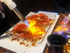 铺天盖地顶级澳牛肉火焰寿司-仙隐小鹿中華の日料(正弘城店)