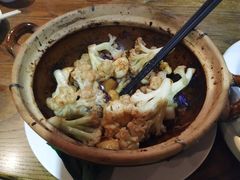 叉烧炒有机花菜-广东道至正餐厅(区庄店)