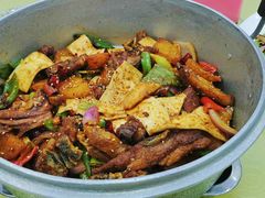 -炕锅羊肉土火锅面片大王
