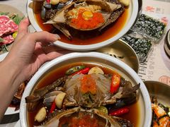 -草家酱蟹炭火烤肉店(珲春南路一店)
